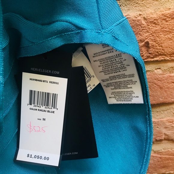 NWT 💯Herve Leger💖 Acqua Swimsuit (M)🙌🏼 - Picture 3 of 3